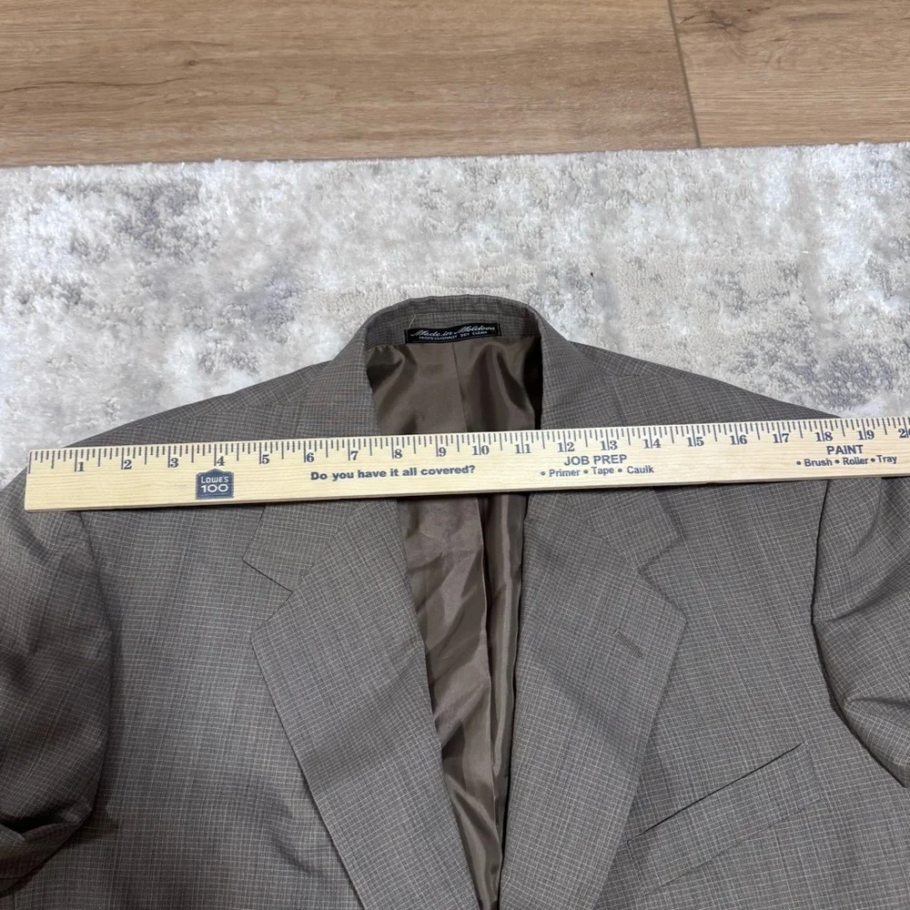 Kilburne and Finch Sport Coat Brown Wool Blend Men's Blazer 42L/36W